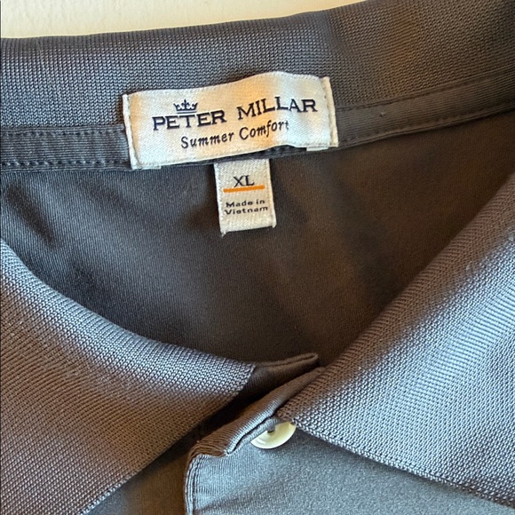 Peter Millar Charcoal Polo Shirt - Picture 2 of 4